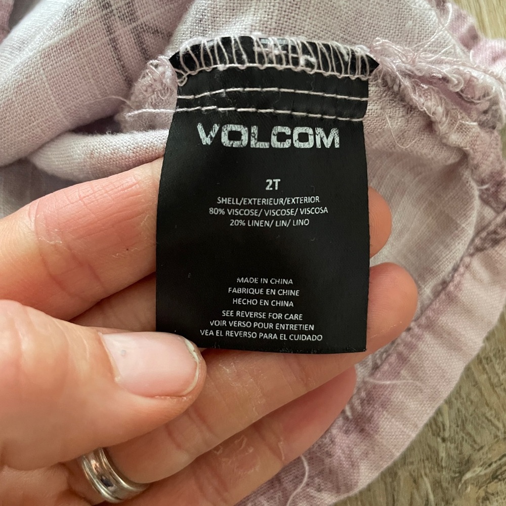 Volcom Light Purple Matching Set - Picture 2 of 7
